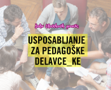 Brezplačno usposabljanje za pedagoški kader in zaposlene v mladinskem sektorju