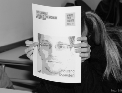 Utrinki z maratona pisanja apelov Pišem za pravice