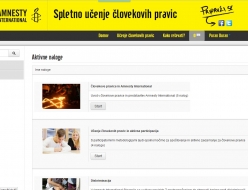 Interaktivni tečaj o učenju človekovih pravic