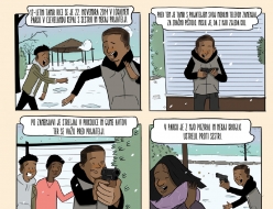 Zgodbe žrtev rasizma, prikazane v stripih